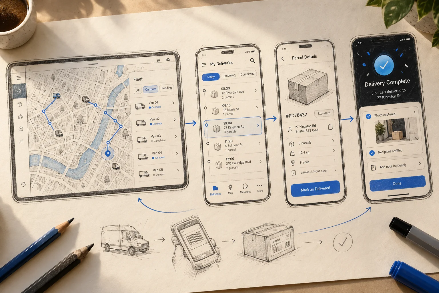 Waygo: arquitectura, del boceto al producto.